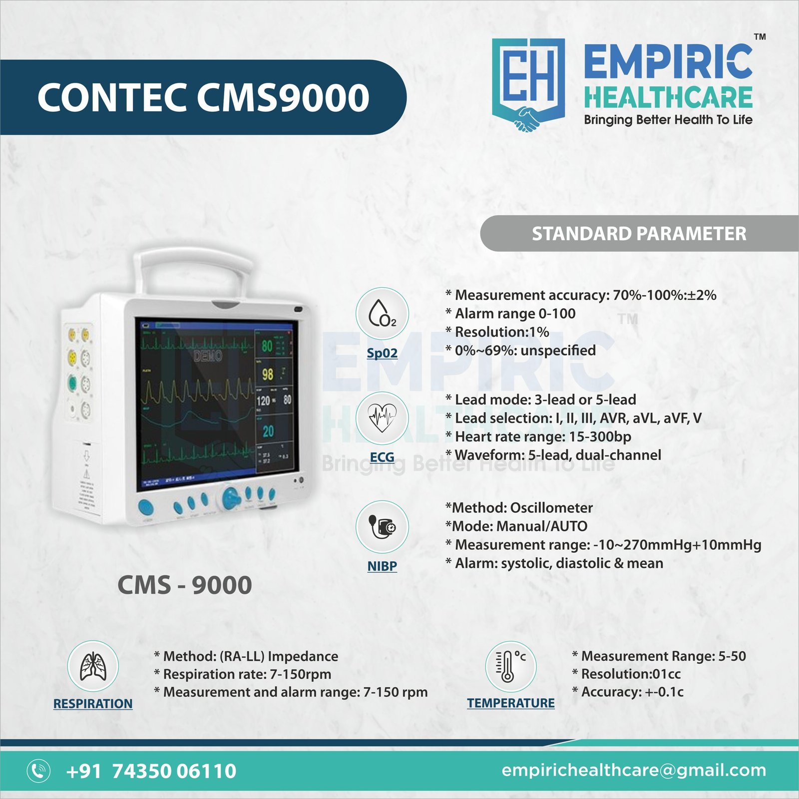 CMS 9000 Patient Monitor - Image 5