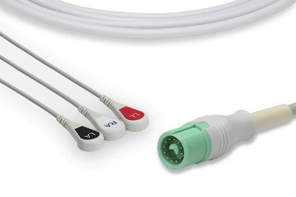 Mindray Direct – Connect ECG Cable – 3 Leads Snap