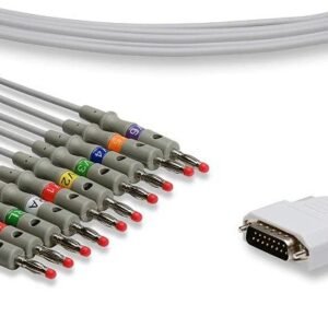 Nihon Kohden Direct – Connect ECG Cable – 10 Leads Banana