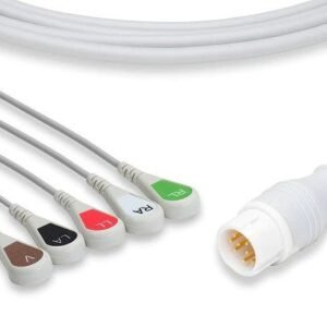 Philips Direct – Connect ECG Cable – 5 Leads Snap