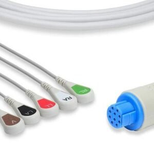 Datex Ohmeda Direct – Connect ECG Cable – 5 Leads Snap
