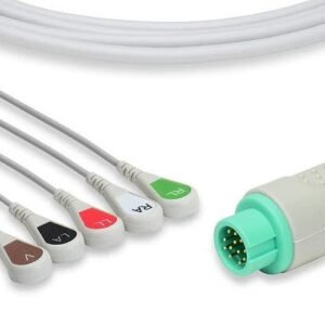 Schiller Direct – Connect ECG Cable – 5 Leads Snap