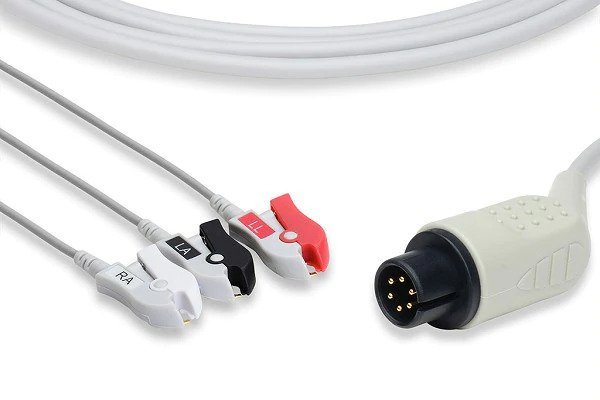 Contec Direct – Connect ECG Cable – 3 Clip Type
