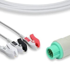 Schiller Direct – Connect ECG Cable – 3 Clip Type