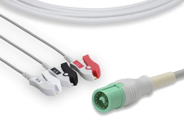 Mindray Direct – Connect ECG Cable – 3 Clip Type