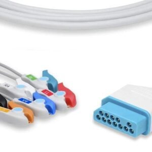 Nihon Kohden Direct – Connect ECG Cable – 5 Clip Type