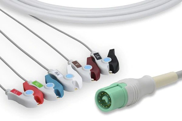 Mindray Direct – Connect ECG Cable – 5 Clip Type