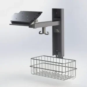 Wall Mount Monitor Stand-Height Adjustable