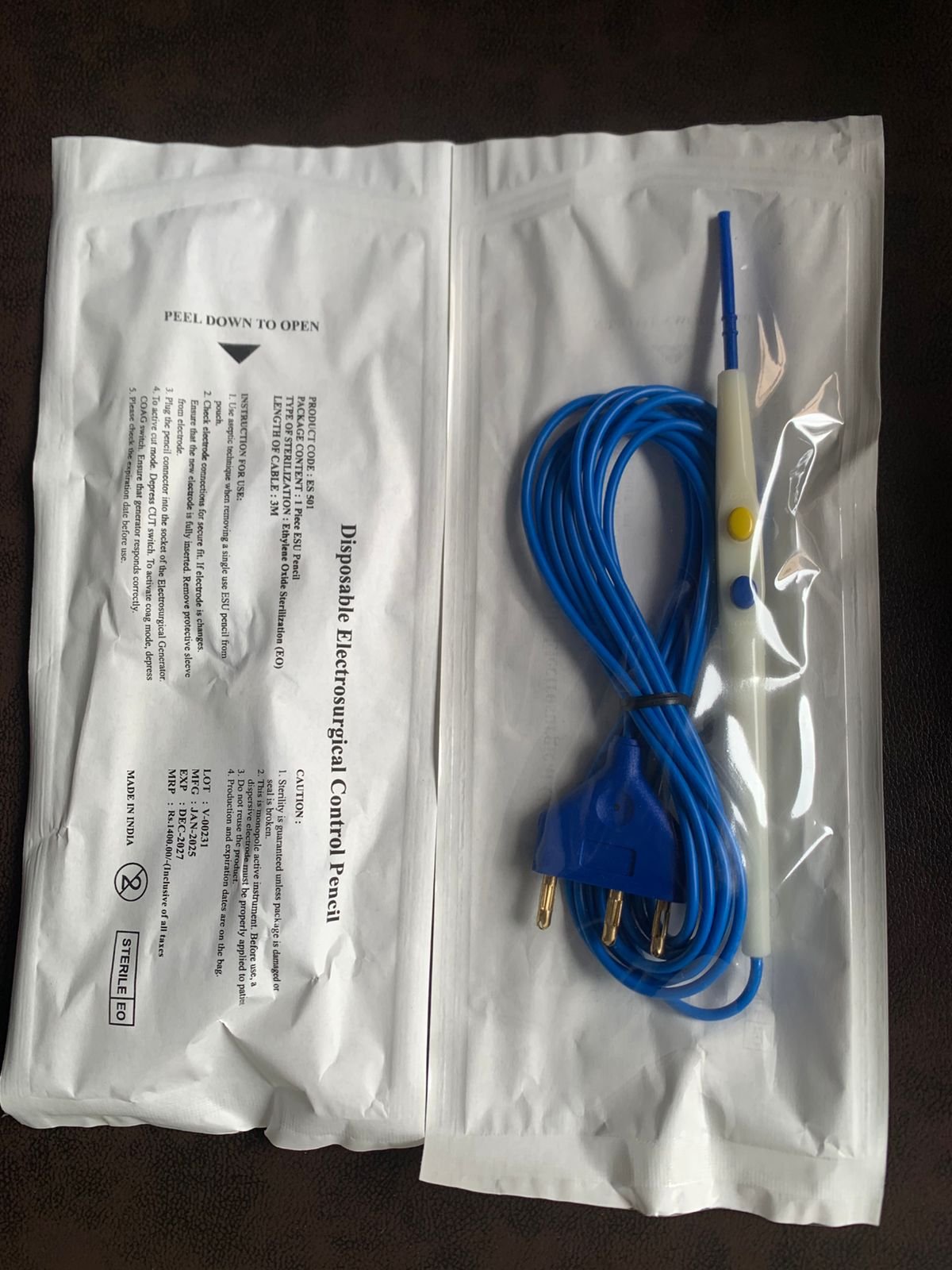 Electro Surgical Cautery Pencil - Image 3