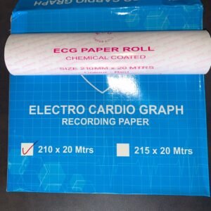 12 Channel ECG Paper Roll 210mm x 20mtrs | Thermal ECG Paper India